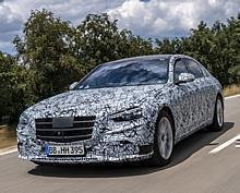 Noch leicht getarnt: Mercedes-Benz S-Klasse.  Foto: Auto-Medienportal.Net/Daimler